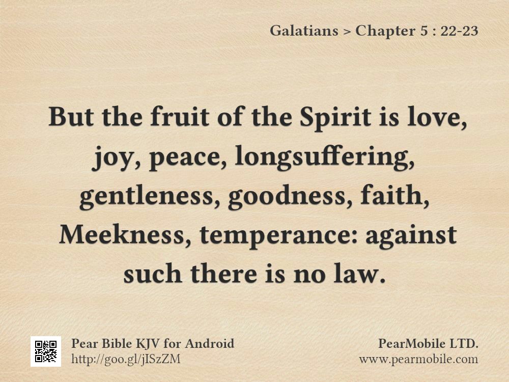 Galatians, Chapter 5:22-23